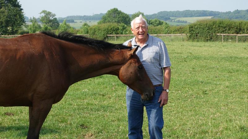 David Ratcliffe meeting the horses