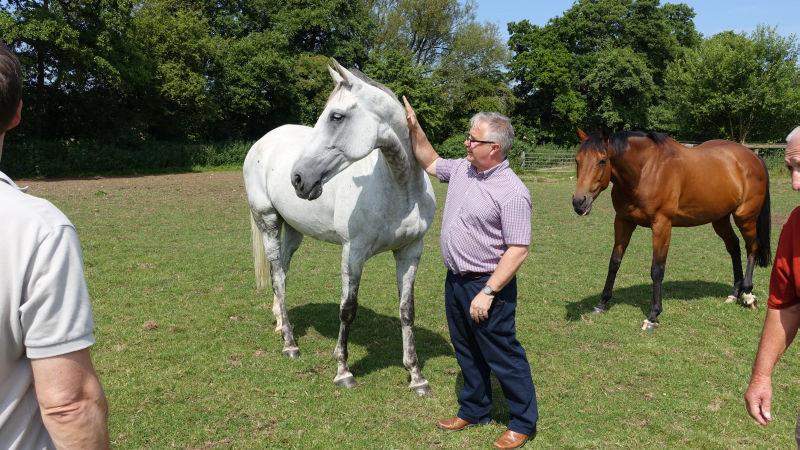 Vince Burmingham with his horse Knockanrawley