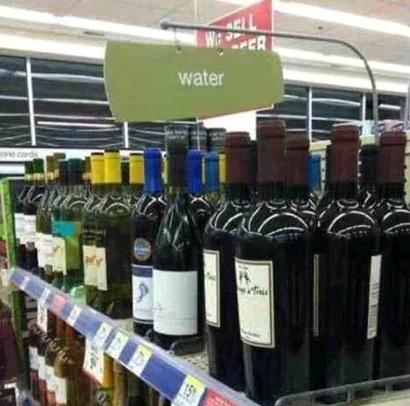 Jesus visited Tesco's ready for the marriage of Cana