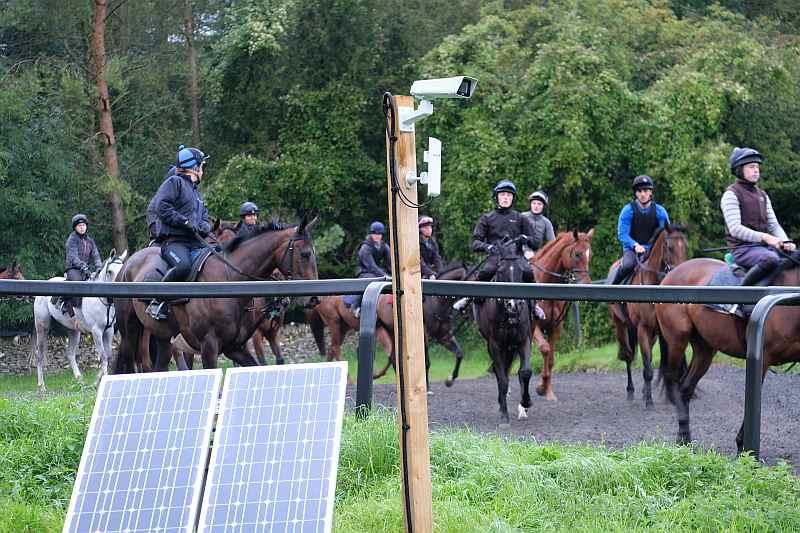 Camera at the top of the gallop