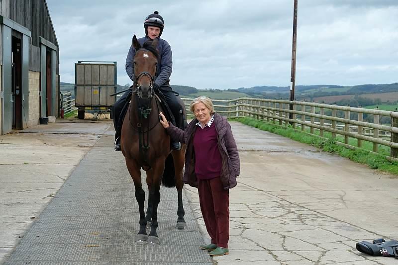 Virginia Johnson with her horse Cresswell Legend