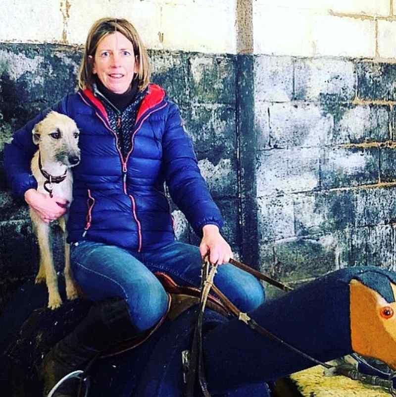 Annabel England is riding for a cancer charity in June..
