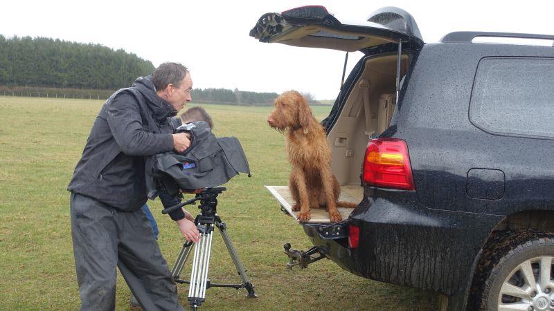 Phil films...Dougie getting in on the action!