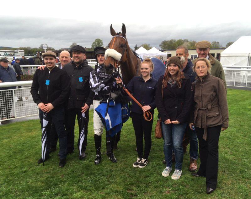 Imperial Aura after winning his bumper at Ludlow