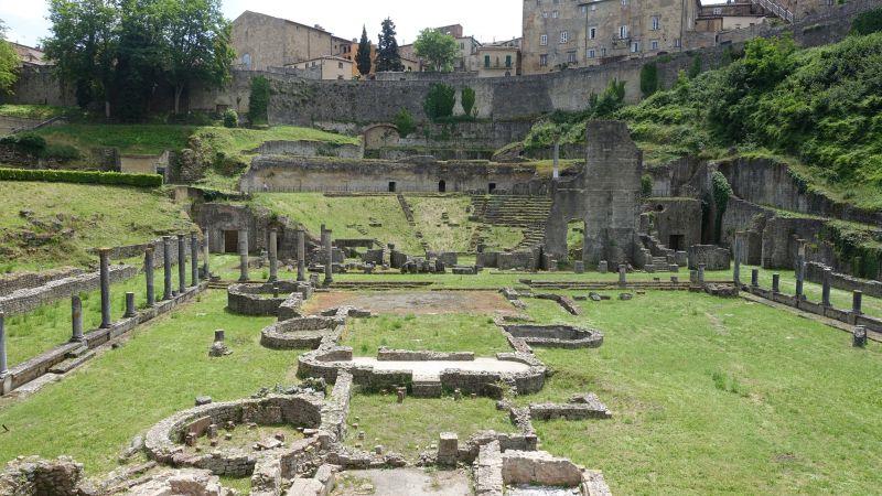 Roman remains in Volterra 