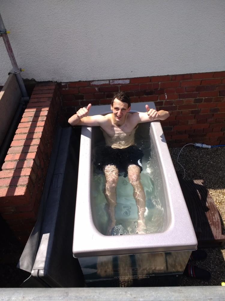 The Jockeys seemed to be pretty thankful for their new Ice Bath that Worcester provided