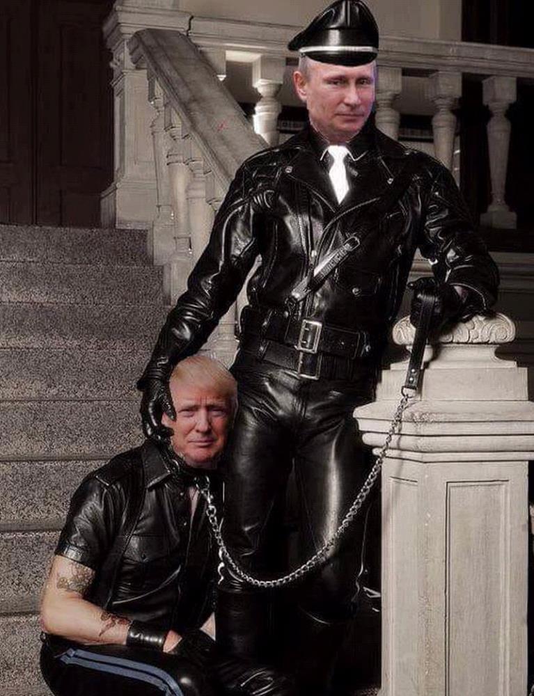 This pictures says it all...!? Putins pet