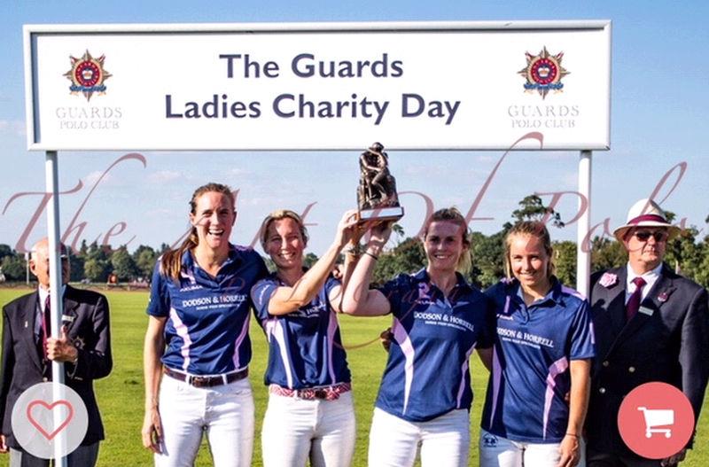 Dodson and Horrell also sponsor our local polo team.. Nina Clarkin, Cicely Colehurst, Saffron Oliver, Hannah Henderson.. Nina Clarkin on the left is the best female polo player in the world and lives in the barn next to my office..