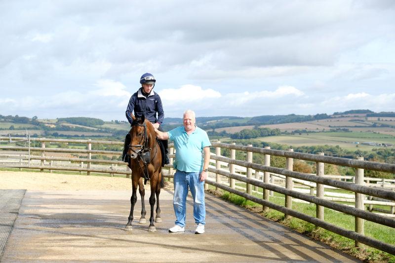 Paul Fereday with his horse Mergeela
