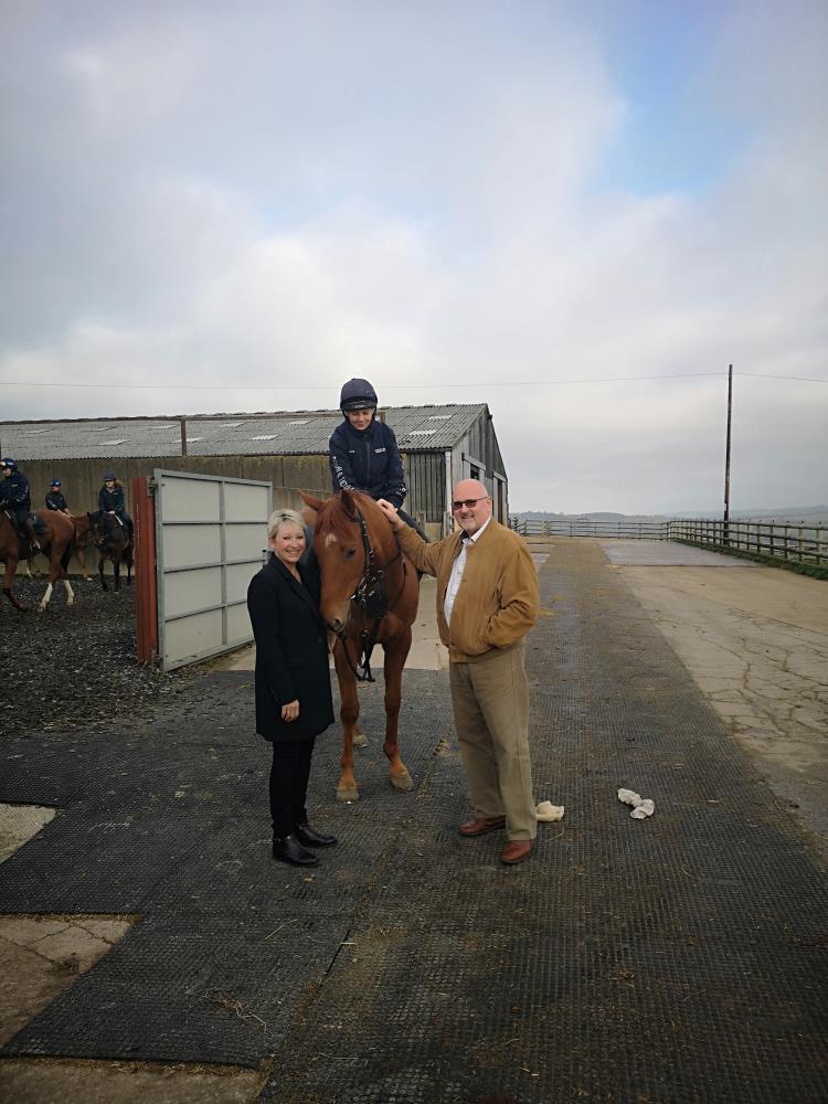 Richard & Sara Fabian with their KBRP horse Shantou Express