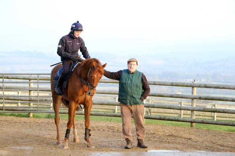 Quentin Bevan with his horse Fubar