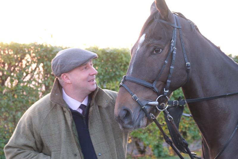 Darren Smith with his horse Vinndication