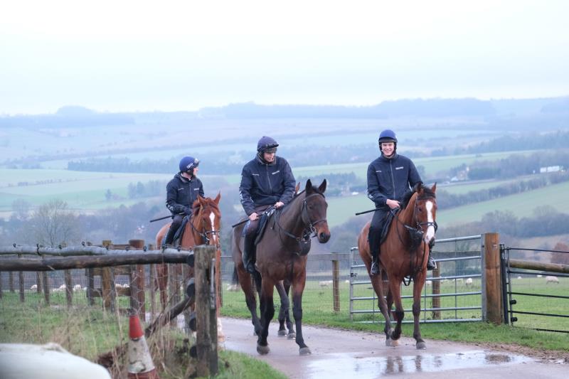 heading to the gallops second lot