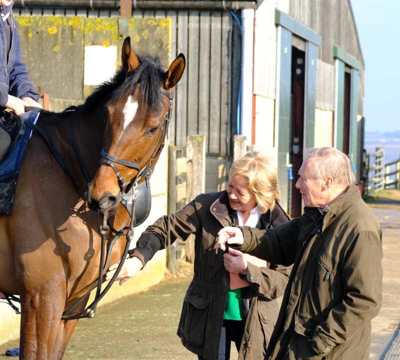 Mary and Michael Dulverton with their horse Newtide