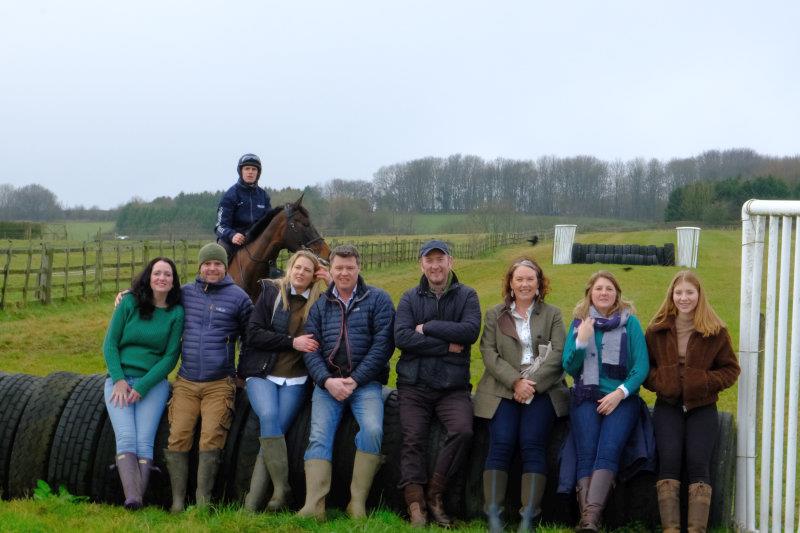 This mornings team for Breakfast and a morning on the gallops