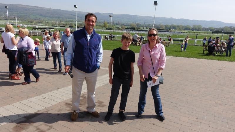Cothill head master Duncan Bailey making his first venture into sponsorship and Cheltenham