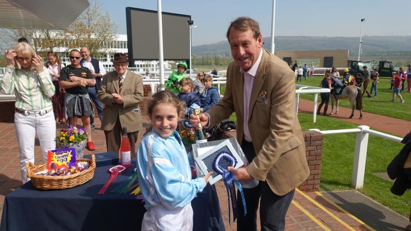 Prize giving for my race winner