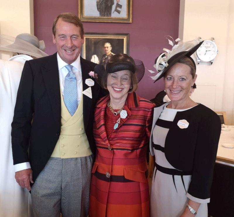 Clare and I with racing legend Gai Waterhouse