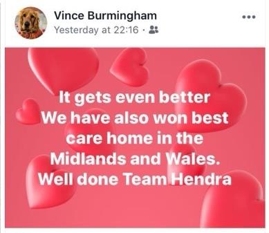 Well done Vince Burmingham.. Hendra House