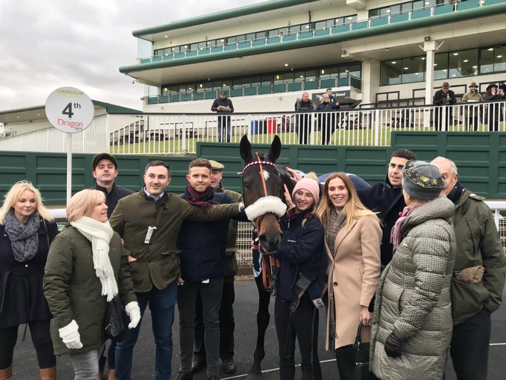 Owners with Donnie Brasco at Chepstow