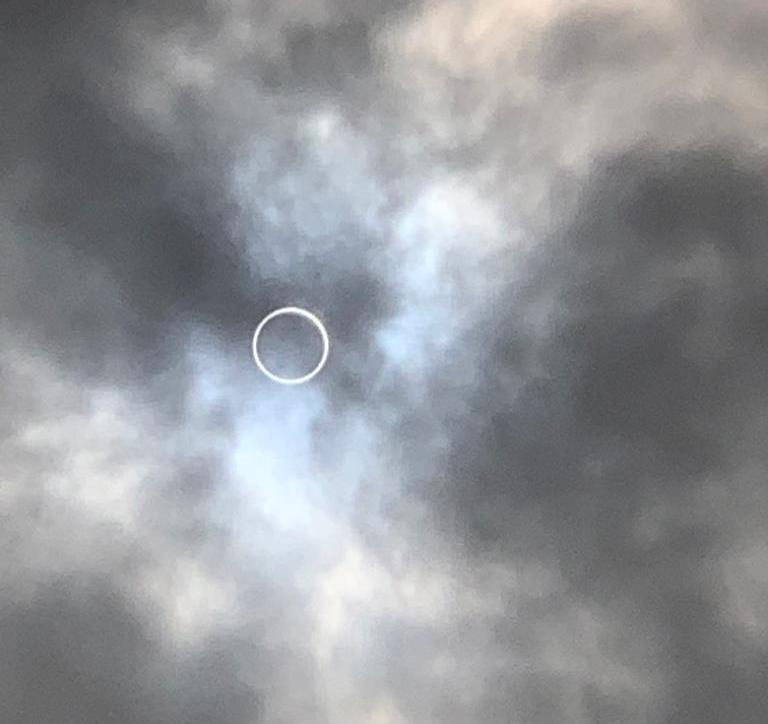 Harry took this..A full solar eclipse over Singapore..next one on 2063.. 