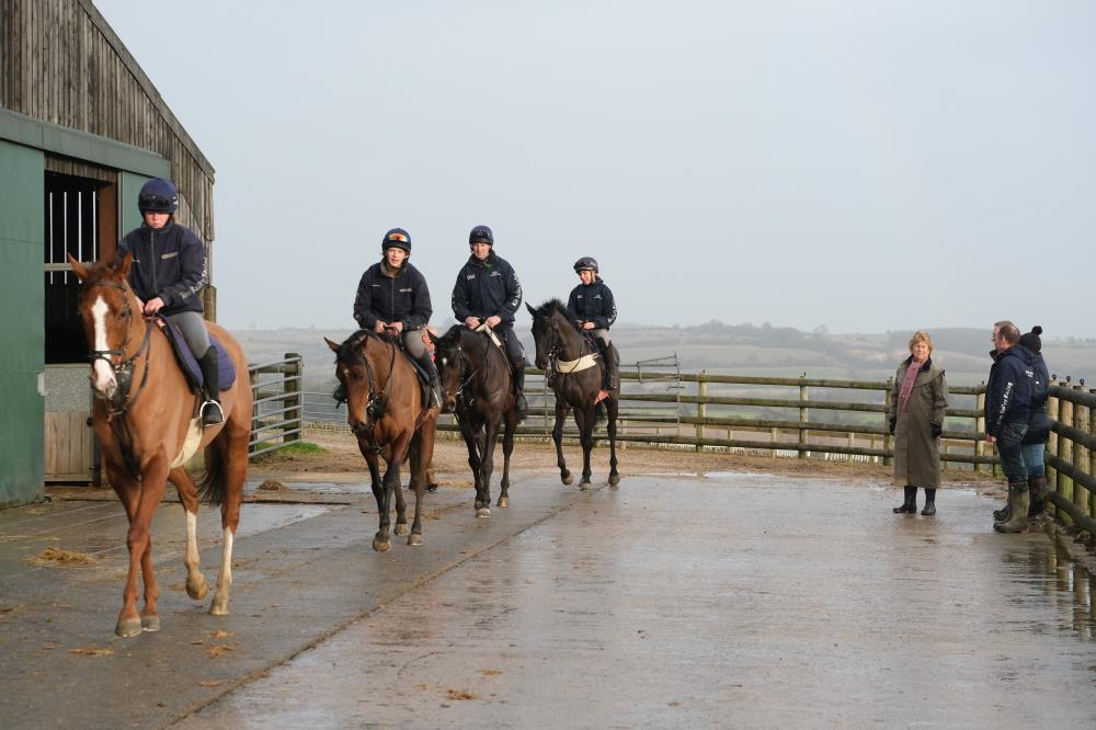 Lord Apparelli leading Drumreagh, Donnie Brasco and Voyburg