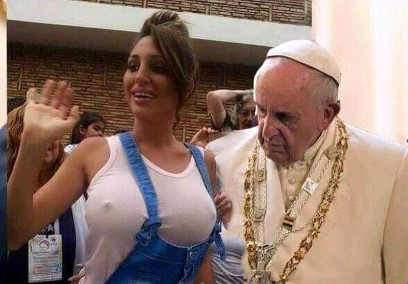Not much wrong with The Pope's eyesight?
