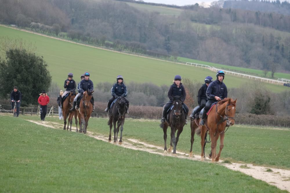 Shantou Express leading the string home