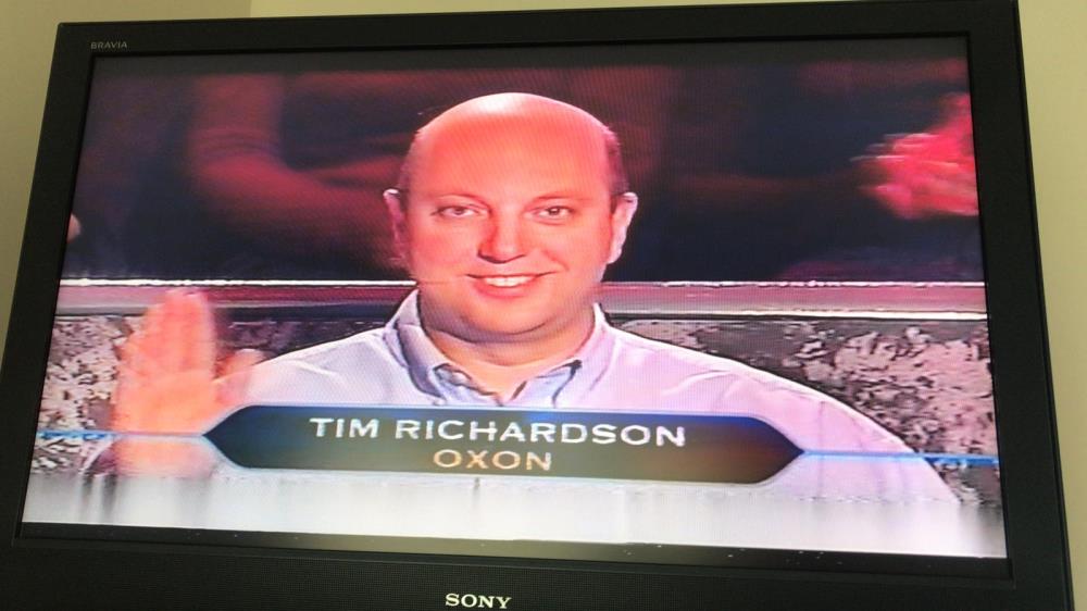 Tim Richardson.. yes on what programme?