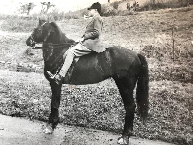 John Stanley on his pony