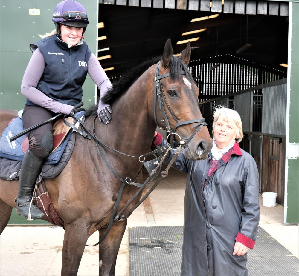 Carol Bailey with her KBRP horse Blazon