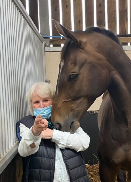 Susan Brien with her KBRP horse Vinndication yesterday