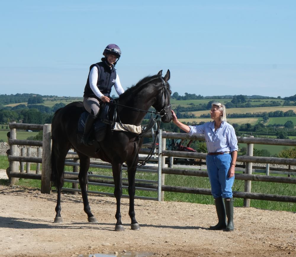Cilla Wills with her KBRP horse Voyburg