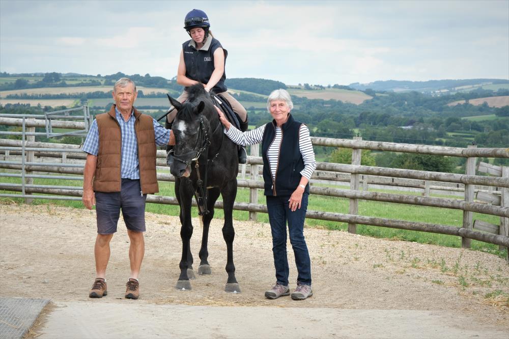 Doug and Sylvia with their KBRP horse Galante De Romay