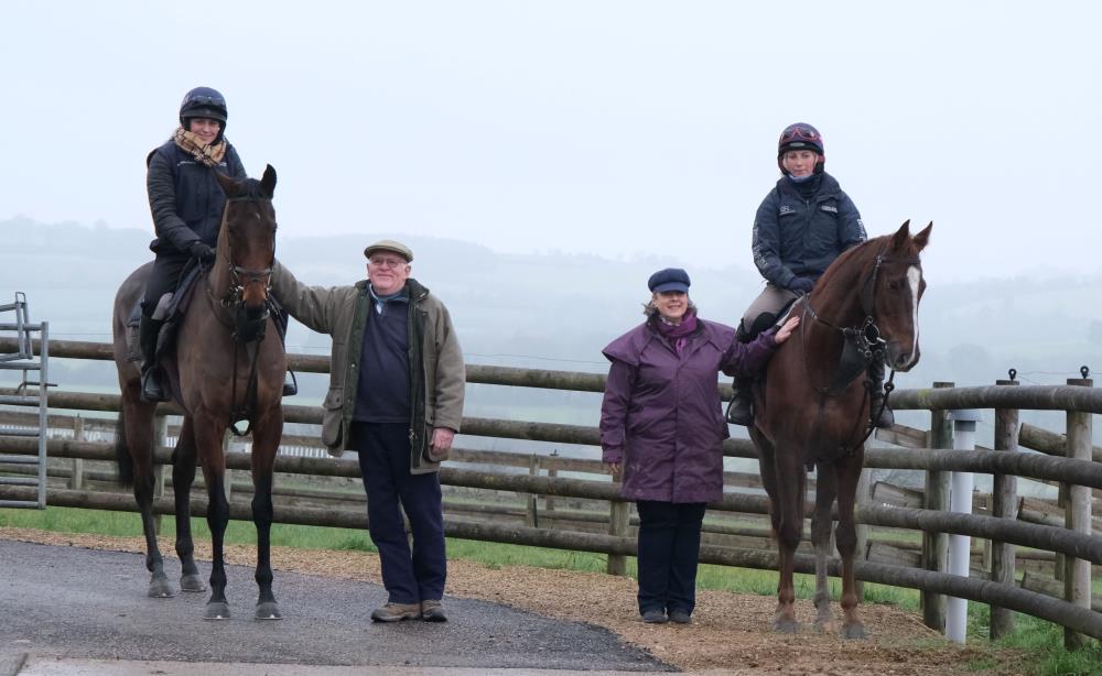 Peter and Fiona Woodhall with Equus Dreeamer and Does He Know