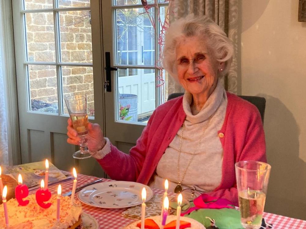 Thats how to celebrate your 99th birthday yesterday? Well done Patricia Ruck Keene