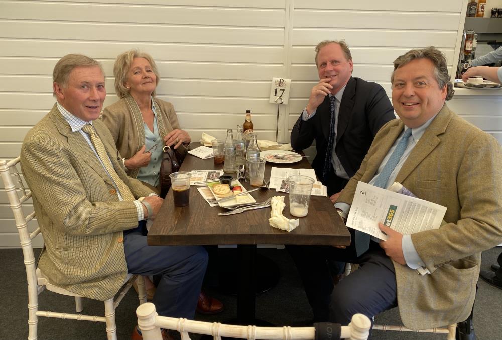 Michael, Mary, Charles and Francis enjoying their Perth owners lunch