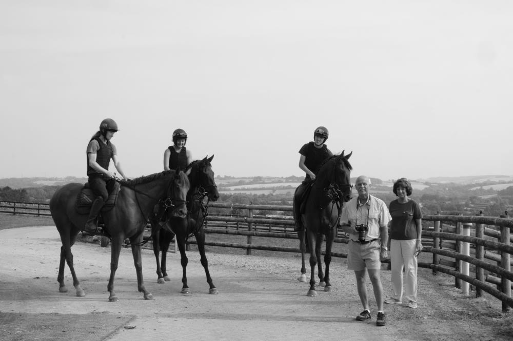 John and Veronica Full with their KBRS horses Charming Getaway, Shantou Express and Parc d'Amour