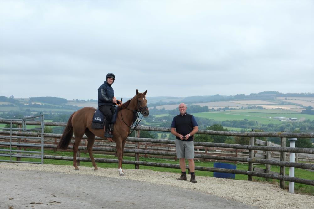 Peter Jones with his KBRS horse Yeavering Belle