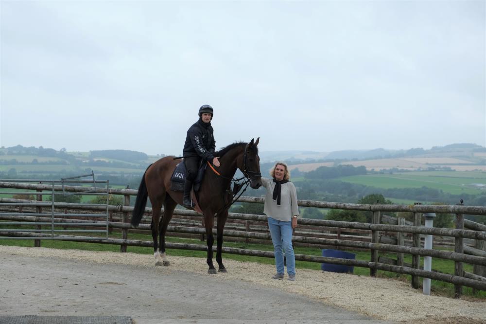 Sandra with her horse Trelawne