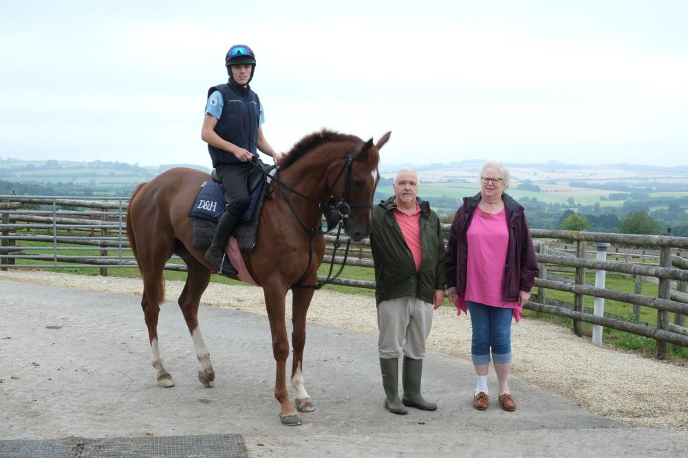 Richard and Sheila Mordan with their KBRS horse Phantom Getaway