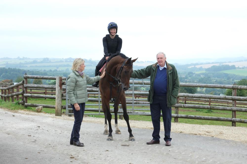 Nicola and Robert Baillie with their KBRS horse Magical Escape
