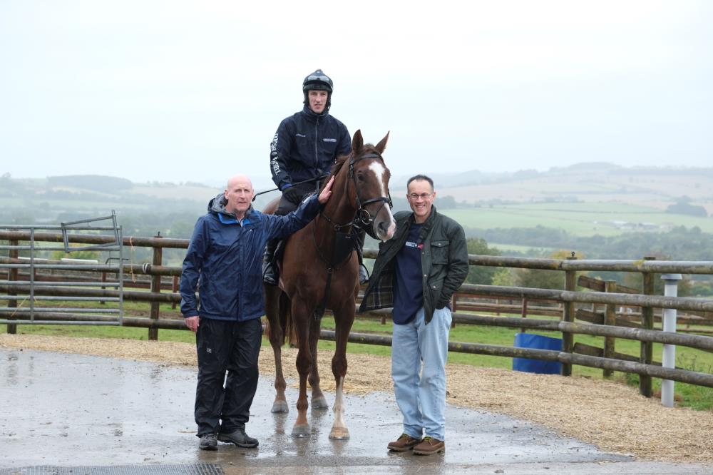 Paul and Simon with their KBRS horse Percy Veering