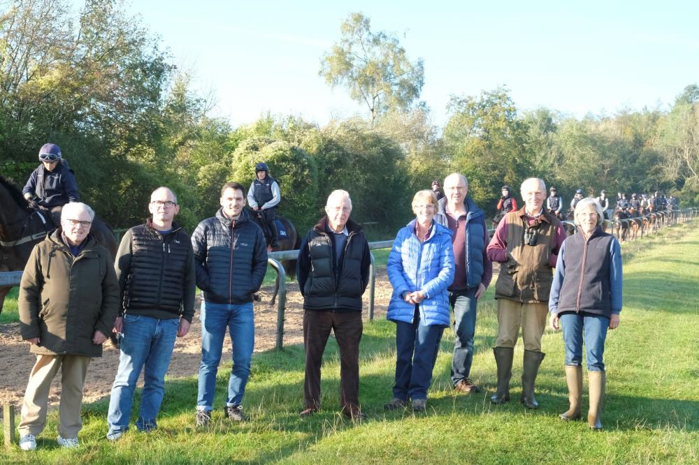 Todays team .. A Morning on the gallops..