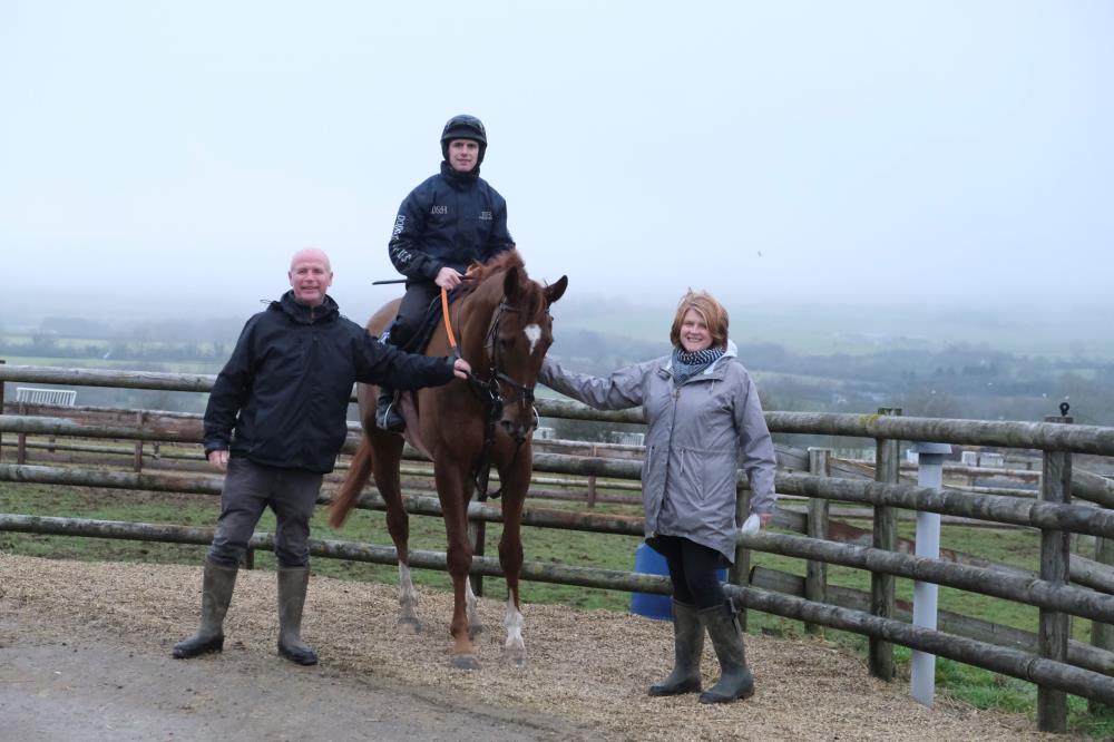 Gary and Tracey with their KBRS horse Phantom Getaway