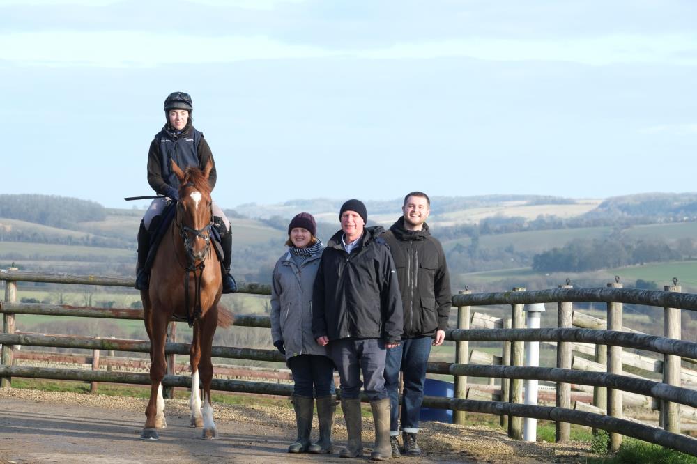 Tracy, Gary and Jordon with their KBRS horse Pahantom Getaway