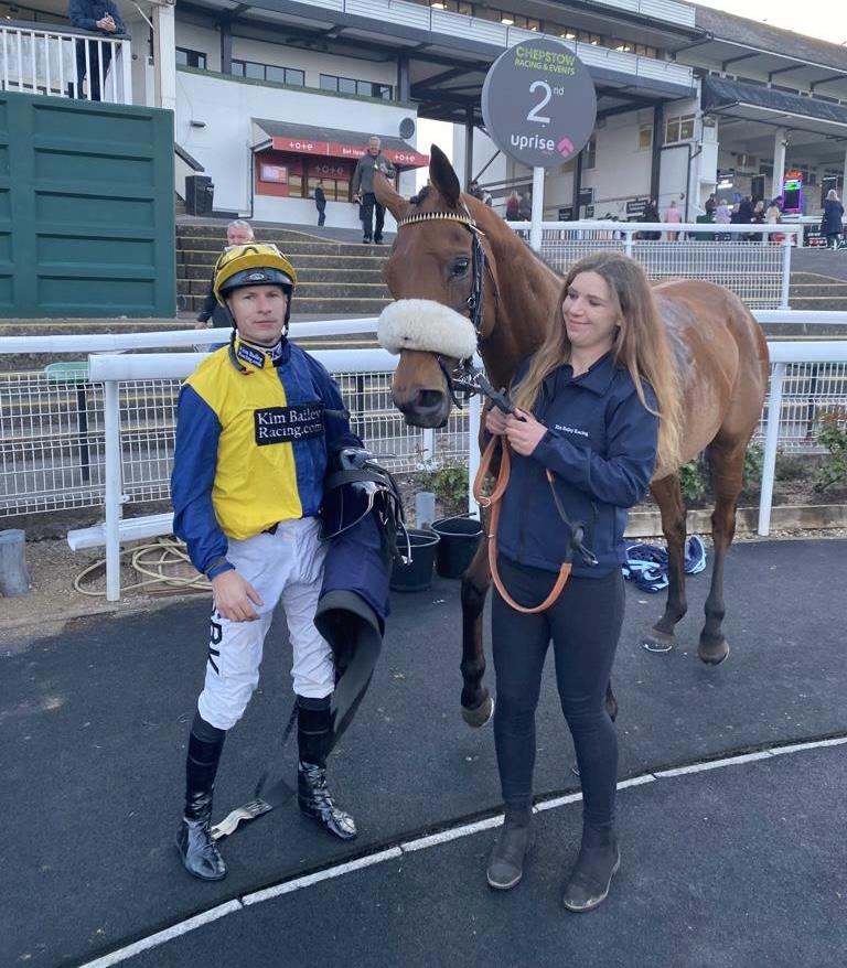 Richard Kingscote, Ajero and Kate Paddock.. Kate looks after and just loves Ajero..
