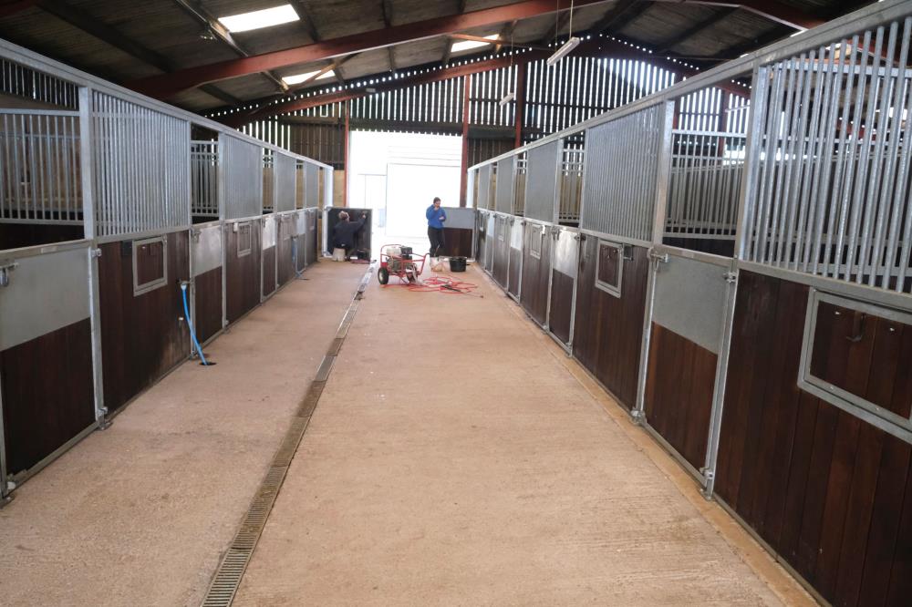 Stables cleaned and ready..