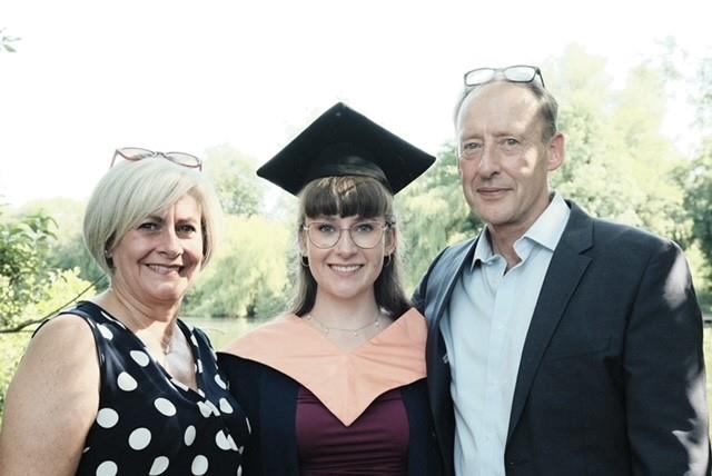 Andree, Darcie and Peter at Graduation Day