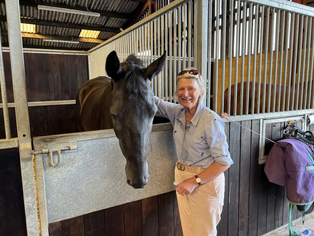 Cilla Wills with her KBRS horse Voyburg